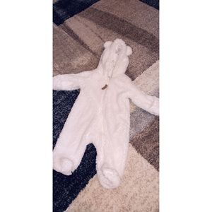 Newborn baby onesie zip up